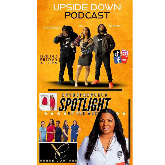 Upside Down Podcast Nurse Couture Feature