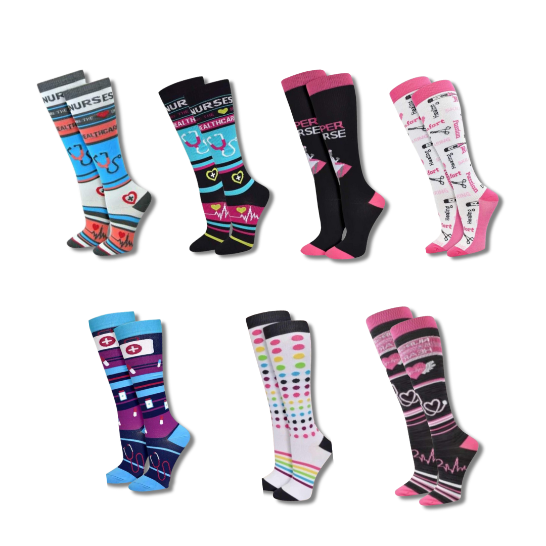compression socks multiple designs