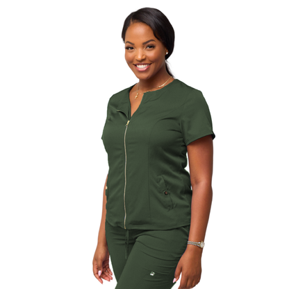 The Roxie Zip Up Top