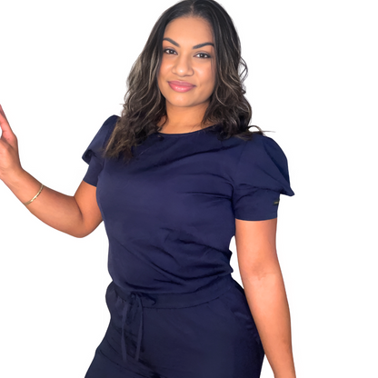 The Leah Puffed Sleeve Top