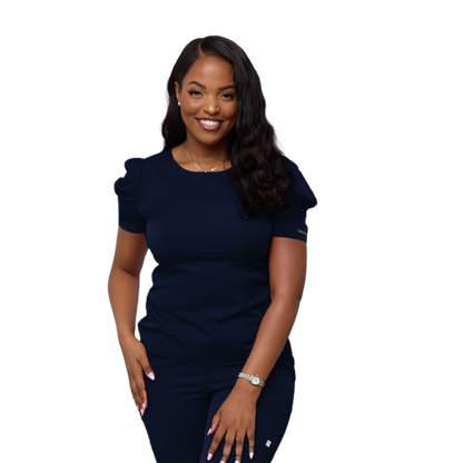 The Leah Puffed Sleeve Top